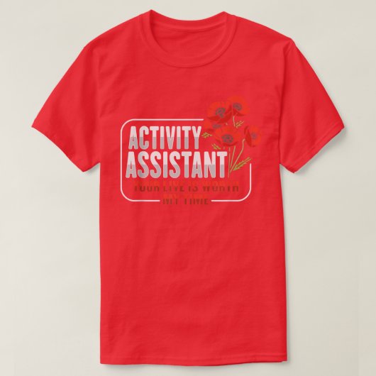 Activity Assistant Motivation Design for a Activit Tシャツ (デザイン正面)