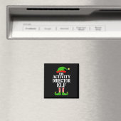 Activity Director Elf Family Matching Group Funny マグネット (インサイチュ (食洗機))