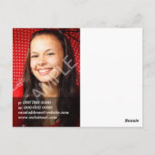 Actor Double Headshot Transparent Panel ポストカード (裏面)