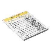 Actor Line Notes chart notepad ノートパッド (アングル)