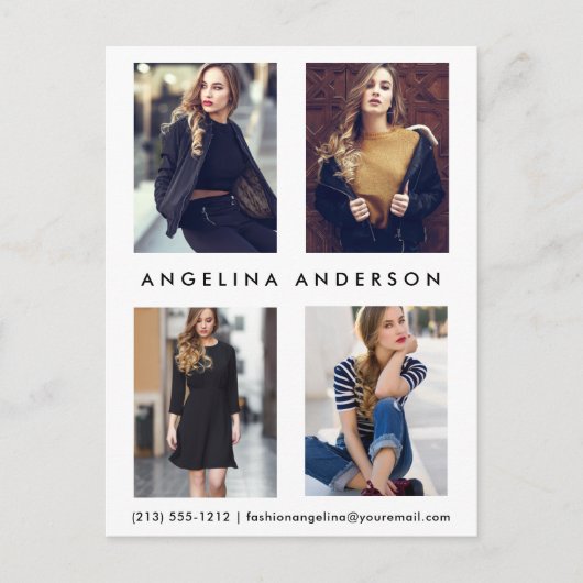 Actor Model 4フォトコンポネントカードはがき ポストカード (正面)