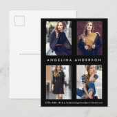 Actor Model 4フォトコンポネントカードポストカードブロック ポストカード (正面/裏面)