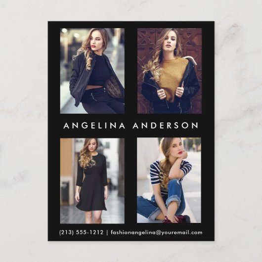 Actor Model 4フォトコンポネントカードポストカードブロック ポストカード (正面)