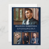 Actor Model 4 Photo Comp/Zedテンプレートプロモーション ポストカード (正面/裏面)