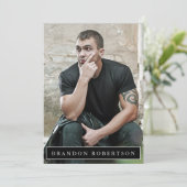 Actor Model Comp Zed Card 5x7 |両面5枚フォト 招待状 (スタンド正面)