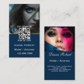 Actor model dancer photo trendy contemporary bold  名刺 (正面/裏面)