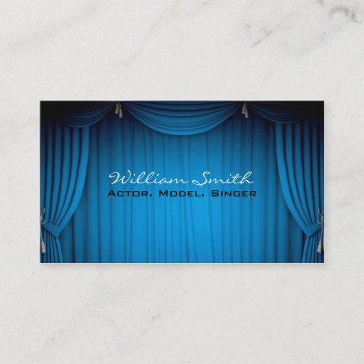 Actor / model / singer 名刺 (正面)