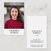 Actor Models Dancerの写真 名刺 (正面/裏面)