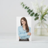 Actor Models Dancer Photo Transparent Gradient Bu 名刺 (スタンド正面)