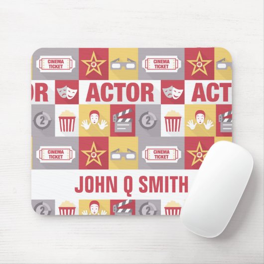 Actor Pictogram•Custom マウスパッド (マウス)