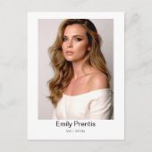 Actor Promo Card | 3 Photo Composite Postcard ポストカード (正面)