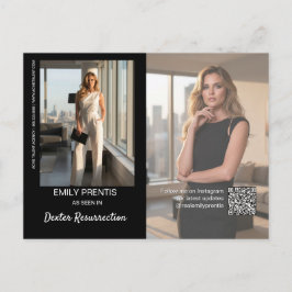 Actor Promo Card | 3 Photo Composite Postcard ポストカード