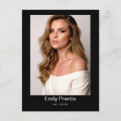 Actor Promo Card | 3 Photo Composite Postcard ポストカード (正面)