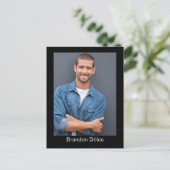 Actor Talent Headshot Submission Postcard ポストカード (スタンド正面)