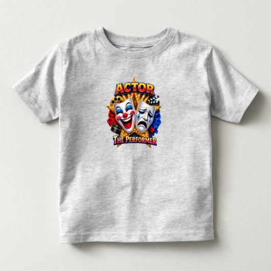 Actor - The Performer ファインジャージー トドラーTシャツ (正面)