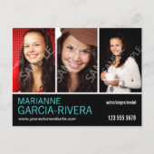 Actor Triple Headshot Stats ポストカード (正面)