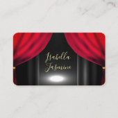 Actress actor influencer psychic  business card 名刺 (正面)