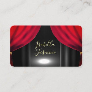 Actress actor influencer psychic business card 名刺