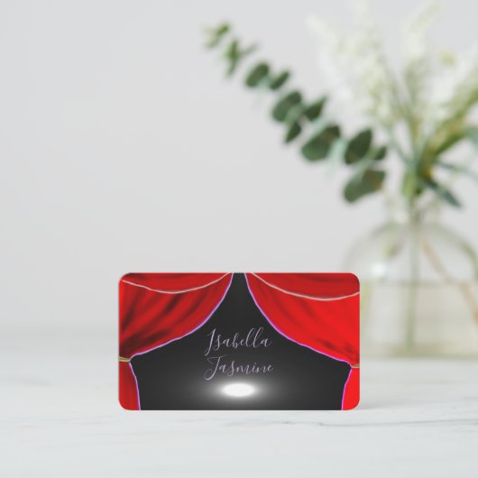 Actress actor influencer psychic business card 名刺 (スタンド正面)