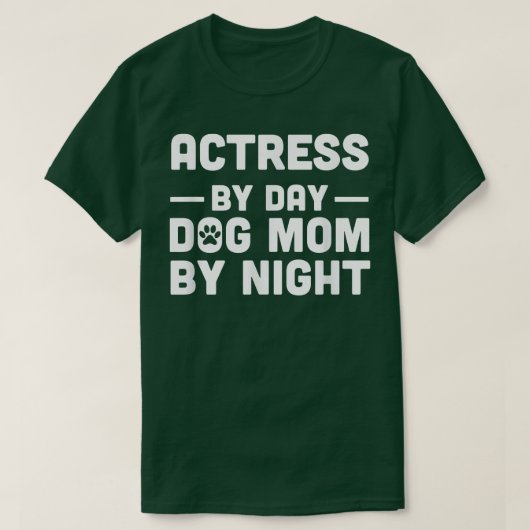 Actress By Day Cat Mom By Night1 Tシャツ (デザイン正面)