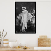 Actress Lillian Gish 1922 ポスター (キッチン)