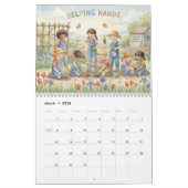 Acts of Kindness childhood Memories Calendar カレンダー (3月 2026)
