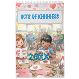 Acts of Kindness childhood Memories Calendar カレンダー