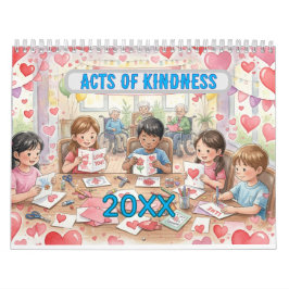 Acts of Kindness Every Month Calendar カレンダー