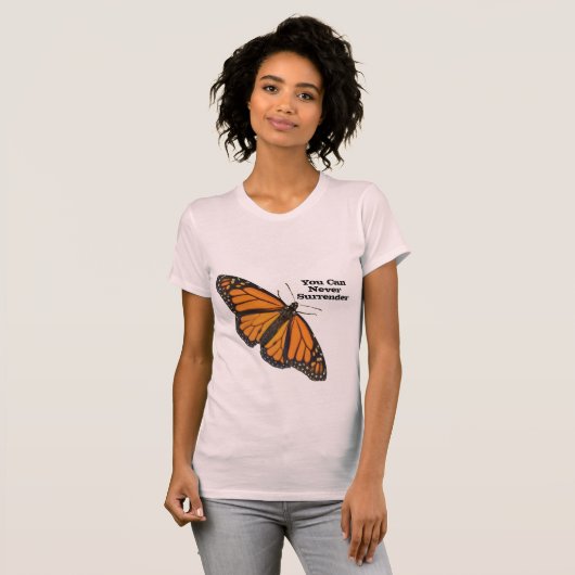 Actual Butterflys Wings Photography Top Tシャツ (正面フル)