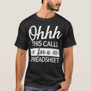 Actuarialスプレッドシおもしろいートのアナリスト引用文 Tシャツ