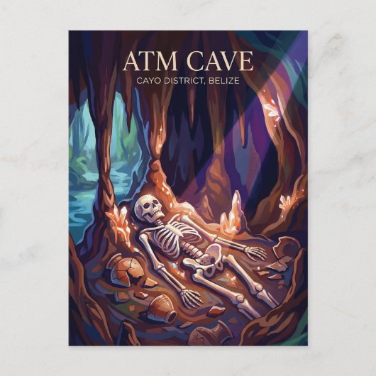Actun Tunichil Muknal (ATM Cave) Belize ポストカード (正面)