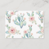 Actusブックリクエストカード 名刺 (裏面)