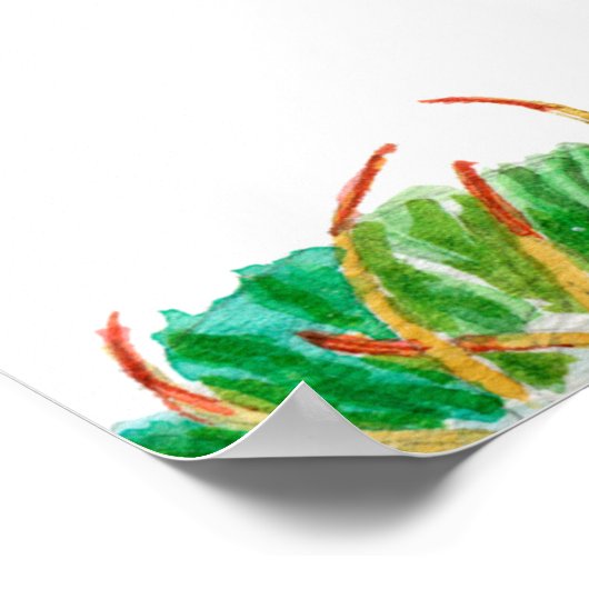 -actuus seamless floral pattern background, wallpa ポスター (角)