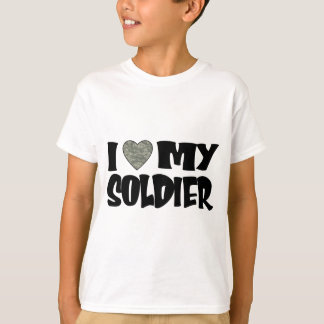 ACUのハート- I愛私の兵士 Tシャツ