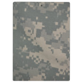 ACUパターン迷彩部隊デジタルアート平和 クリップボード (裏面)