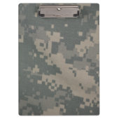 ACUパターン迷彩部隊デジタルアート平和 クリップボード (正面)