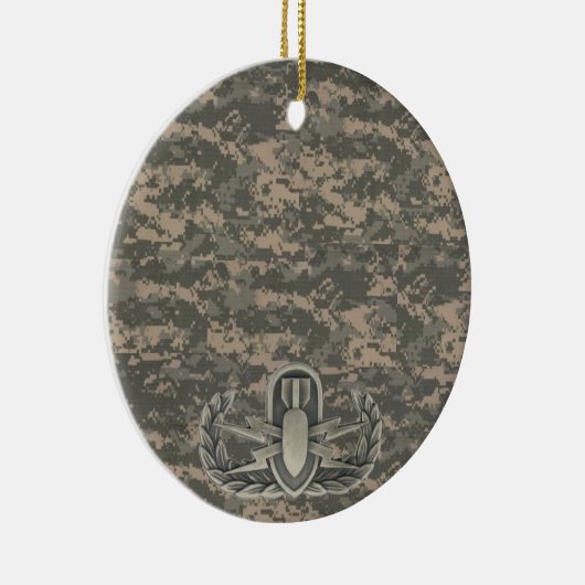 ACU EODのオーナメントの爆発性兵器処分のギフト セラミックオーナメント (右)
