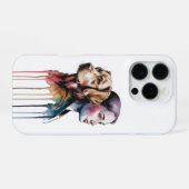 Acuarela Canina Labrador Retriever - Femenina iPhoneケース (裏面横)
