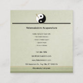 Acupuncture Appointment Reminder Card 予約カード (正面)