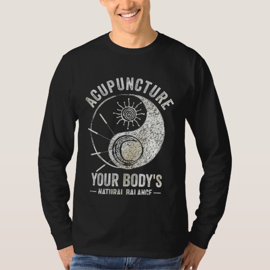 Acupuncture Body s Natural Balance Acupuncturist N Tシャツ (正面)