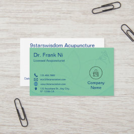 Acupuncture Business Card  TCM Business card 名刺