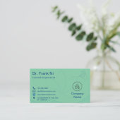 Acupuncture Business Card TCM Business card 名刺 (スタンド正面)
