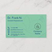Acupuncture Business Card TCM Business card 名刺 (正面)