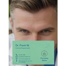 Acupuncture Business Card  TCM Business card 名刺