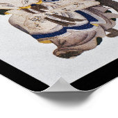 Acupuncture Kidney Meridian Foot Shaoyin ポスター (角)