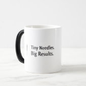 Acupuncture Mug Tiny Needles Big Results  モーフィングマグカップ (正面左)