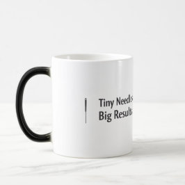 Acupuncture Mug Tiny Needles Big Results  モーフィングマグカップ