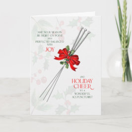 Acupuncture Needles Seasonal Joy and Cheer シーズンカード