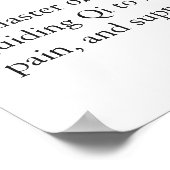 Acupuncture Qi Flow Wall Art for Clinic Office  ポスター (角)