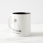 Acupuncture Science Art Healing Mug  Minimalist  ツートーンマグカップ (正面左)
